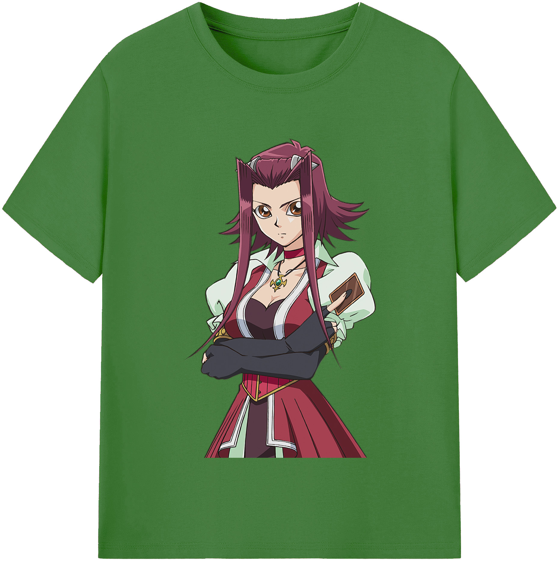 （画像用） 遊☆戯☆王 Yu-Gi-Oh! レディースカジュアルプリントTシャツ（綿100％）